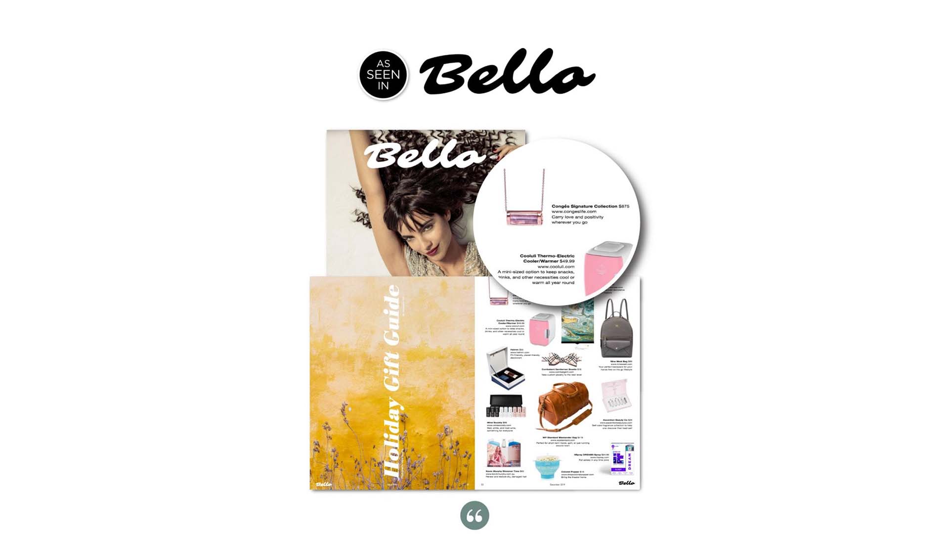 Bello Magazine: Conges Signature Collection