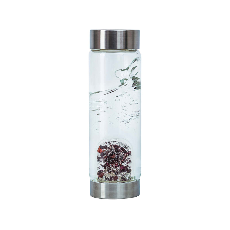 Gemstone Glass Water Bottle - Allure