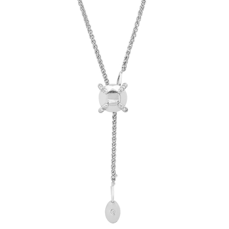 Golden Circle Bolo Necklace + White Diamonds - Conges Life